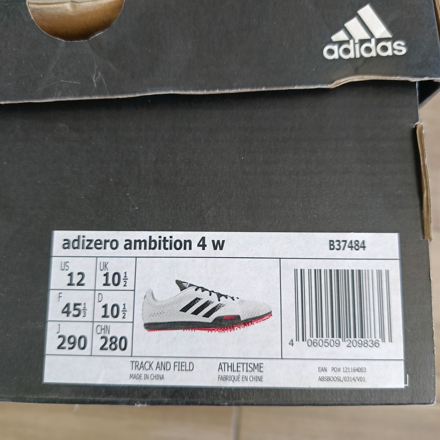 Adidas adizero ambition 4 kolce buty