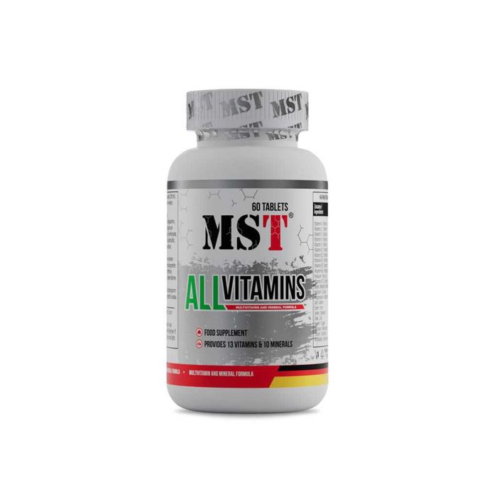 MST® ALL Vitamins 60 и 120 таблеток
