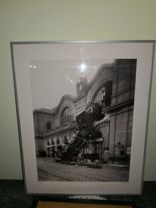 zdjęcie/obraz Katastrofa kolejowa na Gare Montparnasse antyk