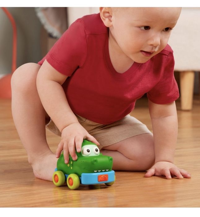 НАБІР 3 інерційні машинки Батат Battat Сафарі Сафари крокодил зебра