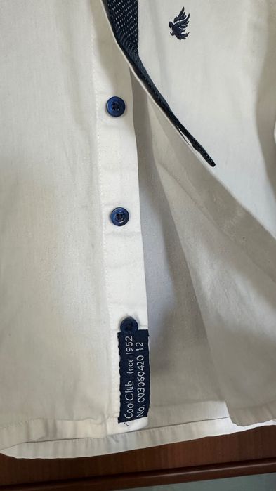 Koszula z krawatem 98 COOL CLUB kolekcja małego Mężczyzny