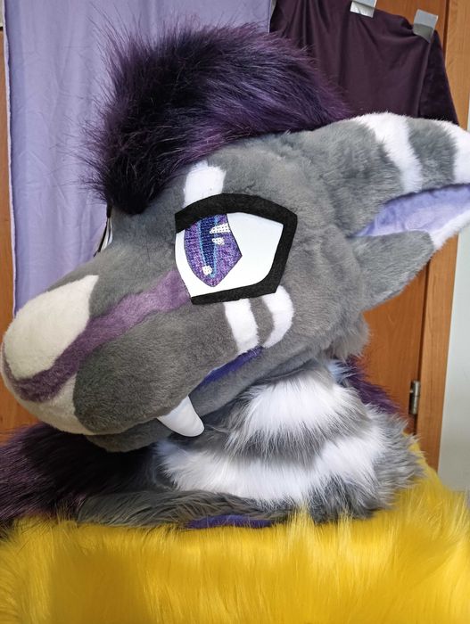 furry fursuit premade vernid head
