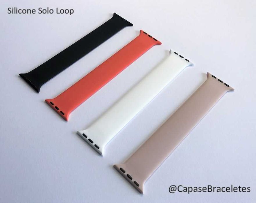 LIQUIDAÇÃO - Bracelete Silicone Solo para Apple Watch