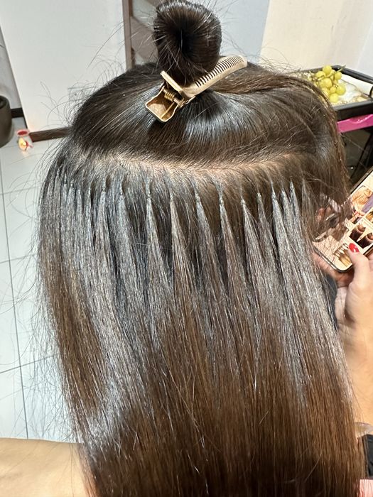 Włosy słowianskie LUX wyczesane , geste 57cm 100g