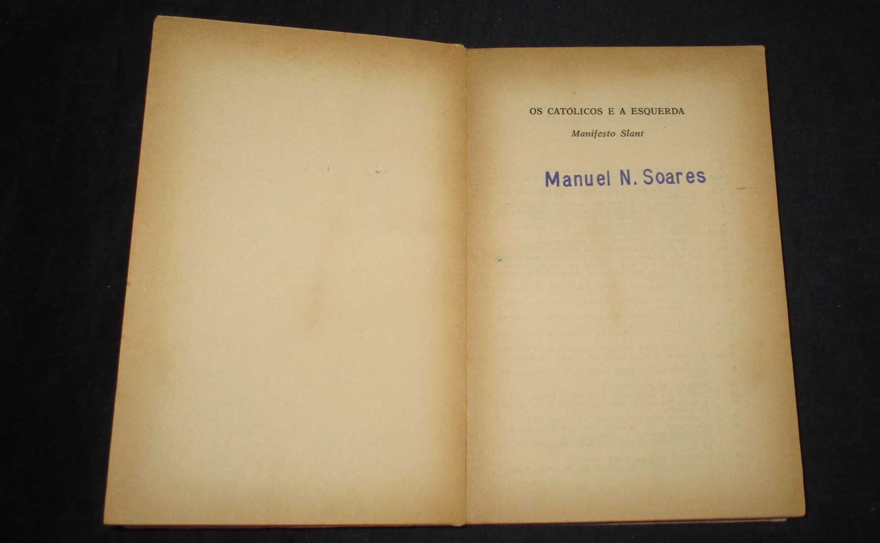 Livro Os Católicos e a Esquerda Manifesto Slant