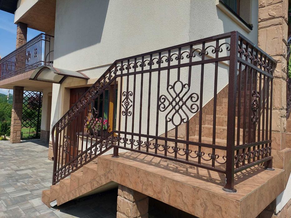 Balustrada stalowa kuta, barierka metalowa