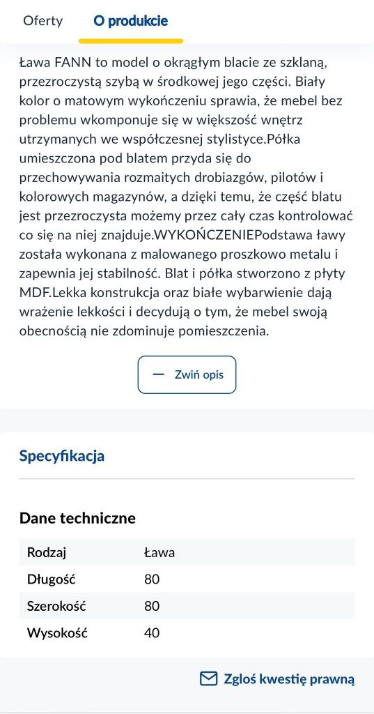 Sprzedam stolik kawowy