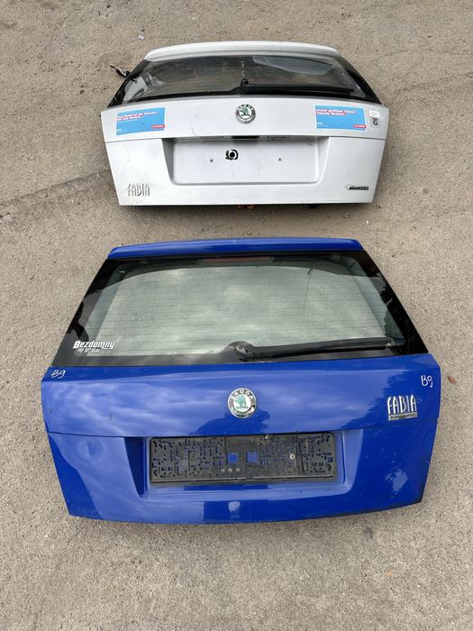 Задня ляда кришка багажника Skoda Fabia 1 Школа Фабія 1 1999–2007