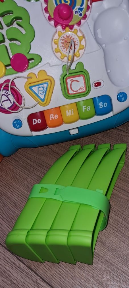 Pchacz chodzik stolik edukacyjny 2w1