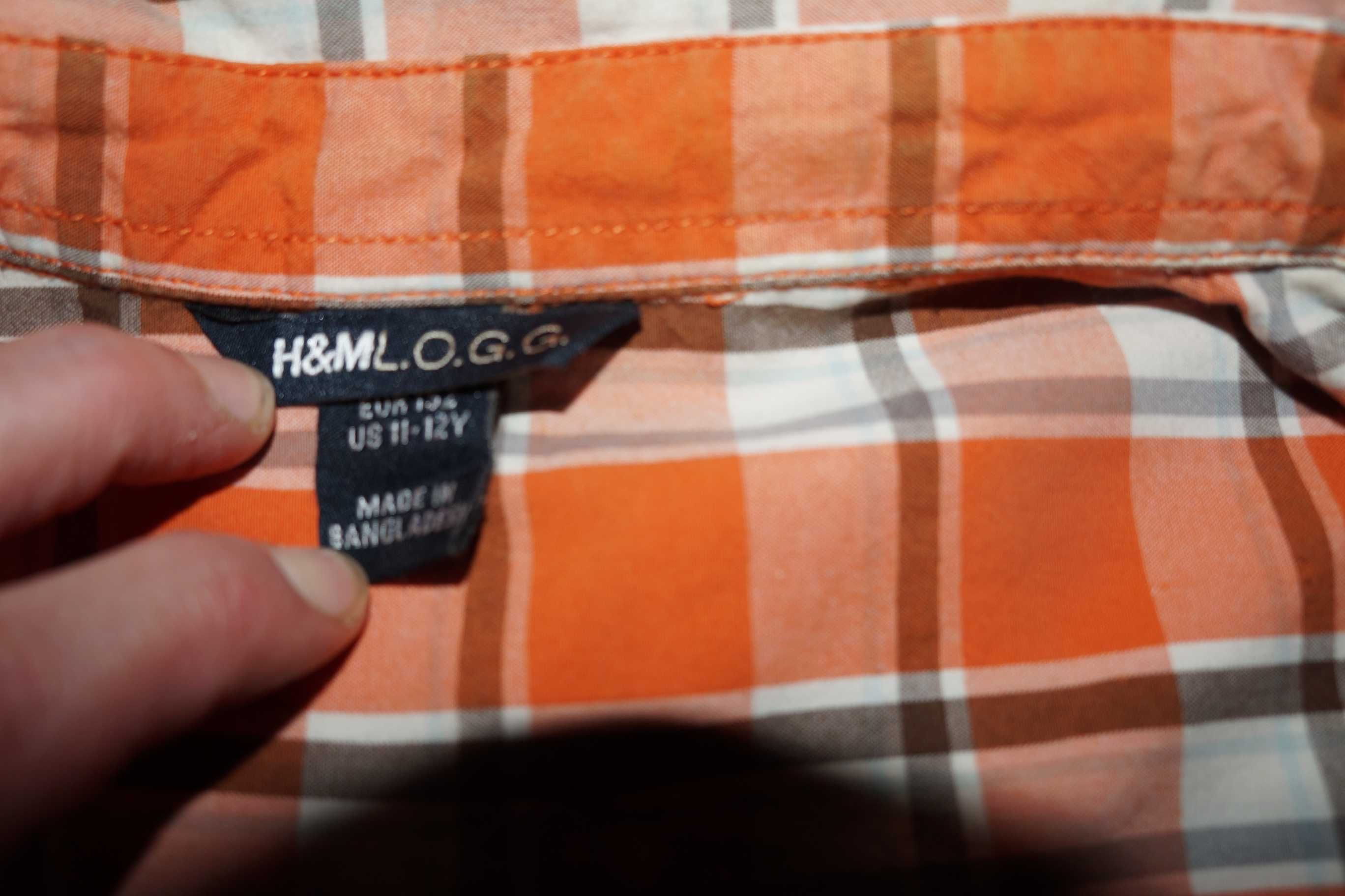 koszula letnia H&M krótki rękaw swobodna szeroka r. 152 wiek 11-12 l.
