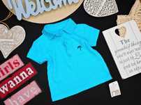 Mothercare - nowa bluzeczka polo turkus r 68
