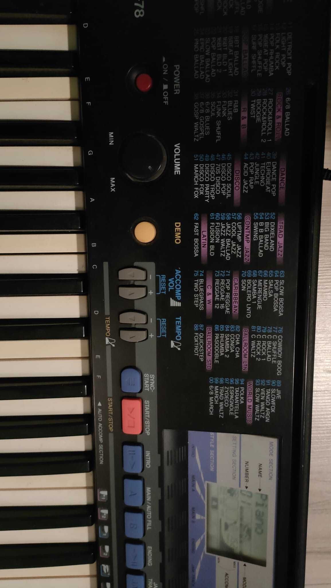 Keyboard  YAMAHA  PSR-78