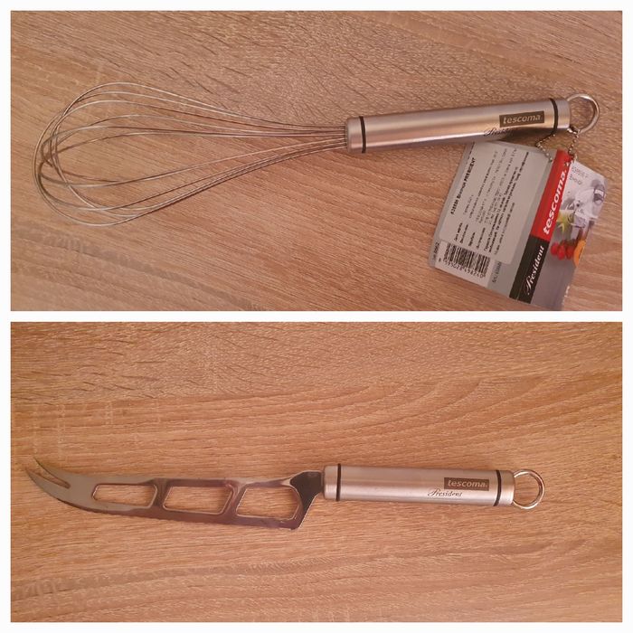 Венчик, нож для мягкого сыра Tescoma