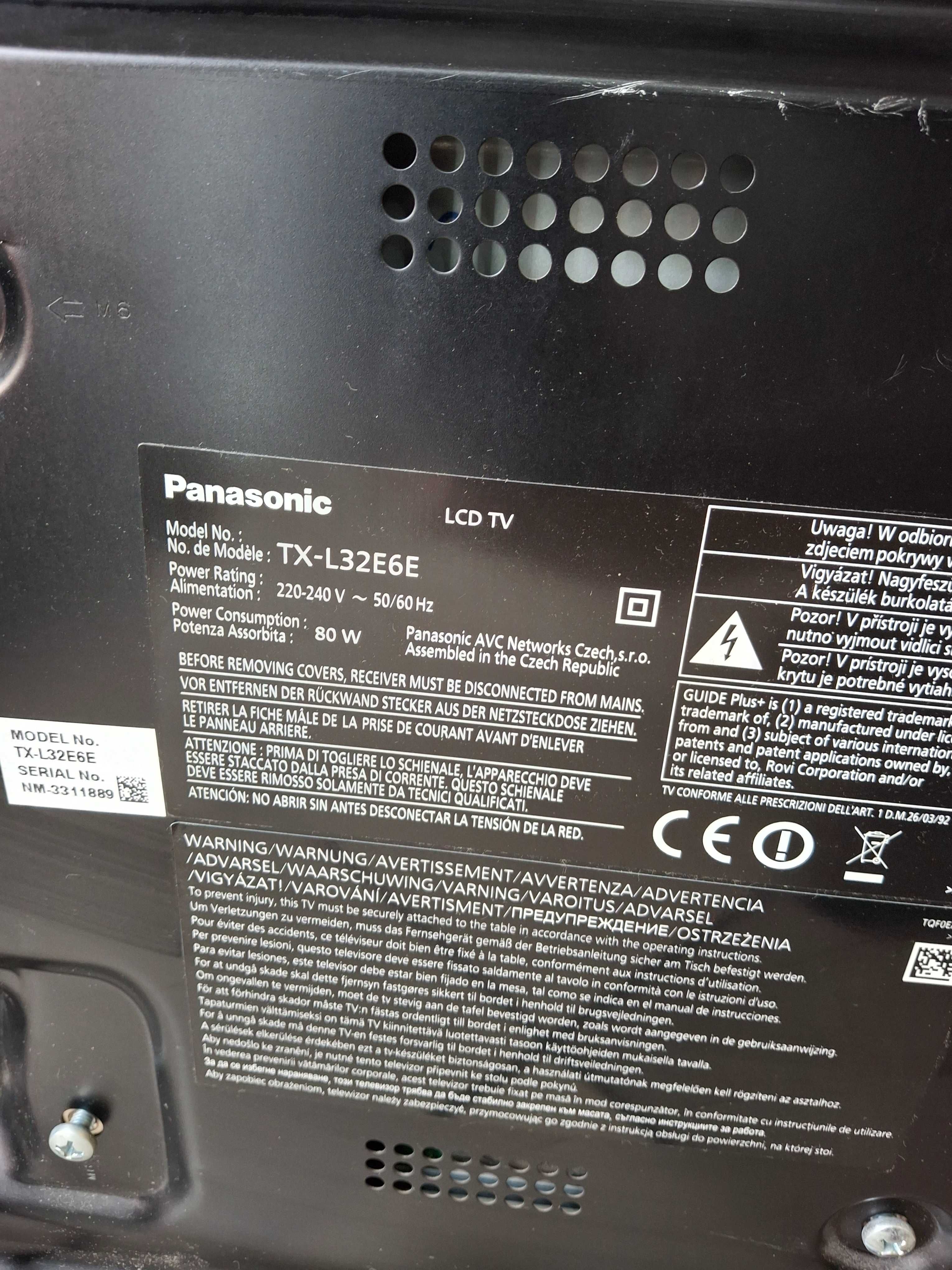 Telewizor Panasonic TX-l32e6e LCD 32"