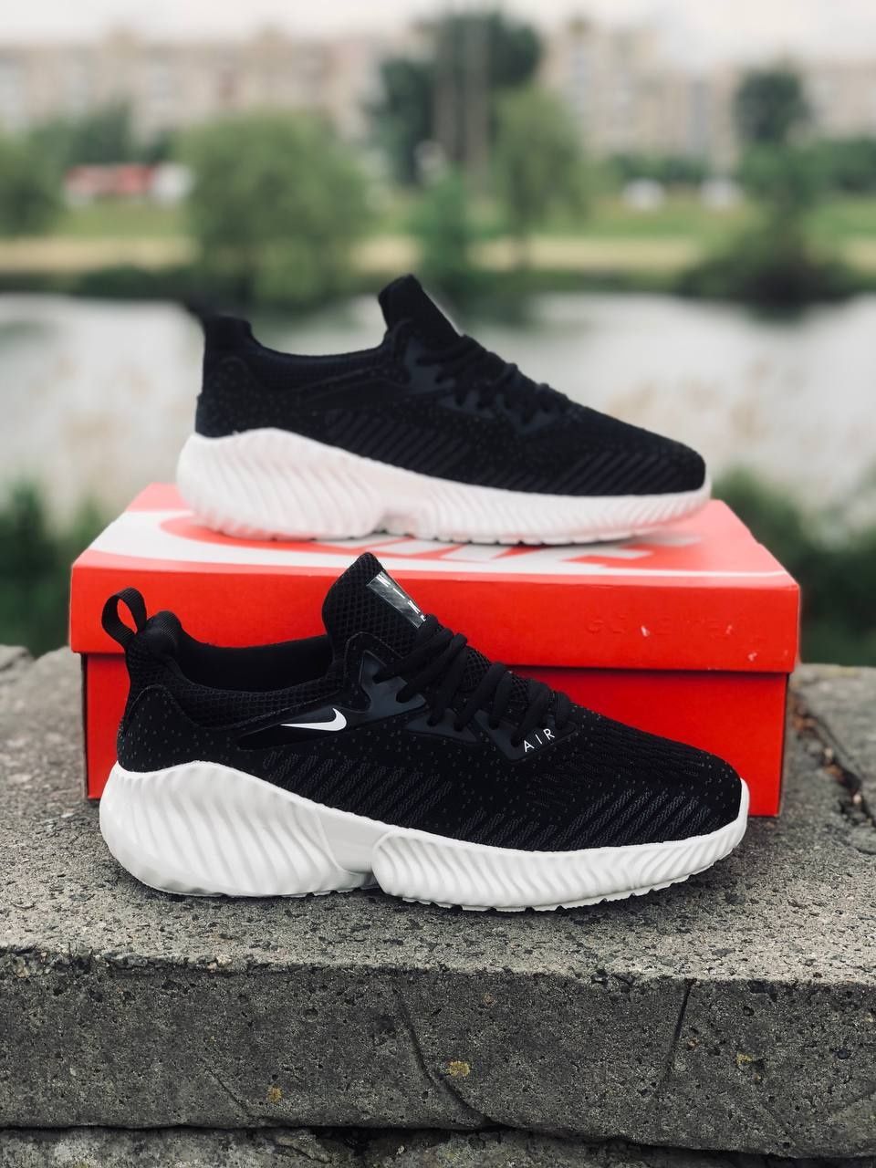 Мужские кроссовки Nike Летние черные кросовки Найк Кросівки Найк