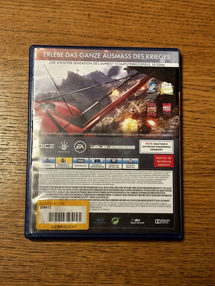 Battlefield 1 PlayStation PS 4 PL