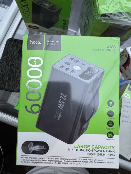 Павербанк Hoco J138 Distant 60000mAh 2.5W