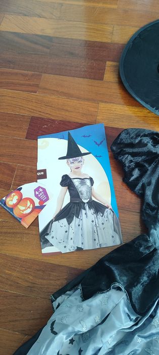 Disfarce de bruxa 4-6 anos