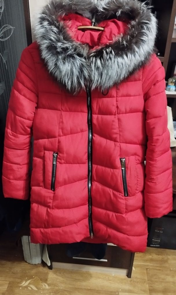 Зимняя куртка с чернобуркой