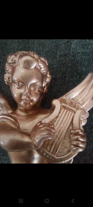 Anjo dourado para pendurar