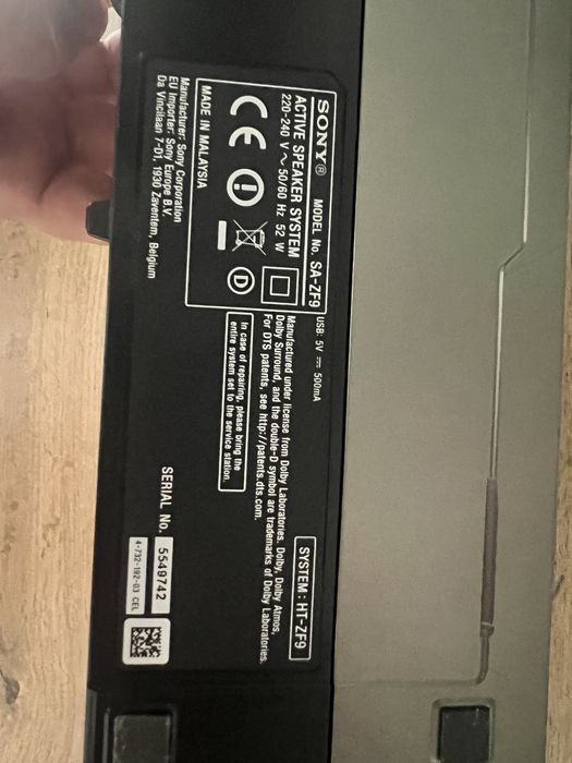 Soundbar glosnik model SA-ZF9