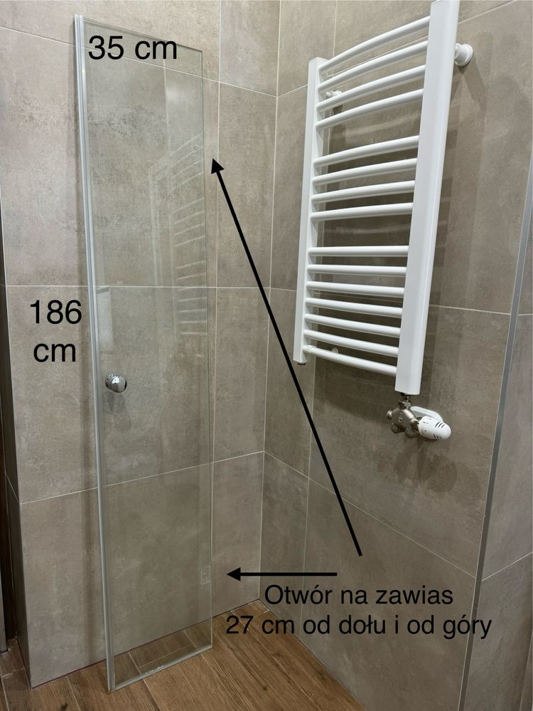 Drzwi skrzydło kabiny prysznicowej Rea