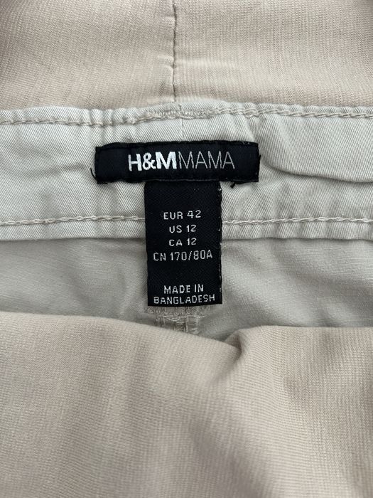 Spodnie ciążowe h&m Mama 2 szt rozm L