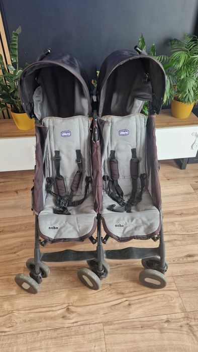 Spacerówka Chicco Echo Twin - wózek bliźniaczy spacerowy
