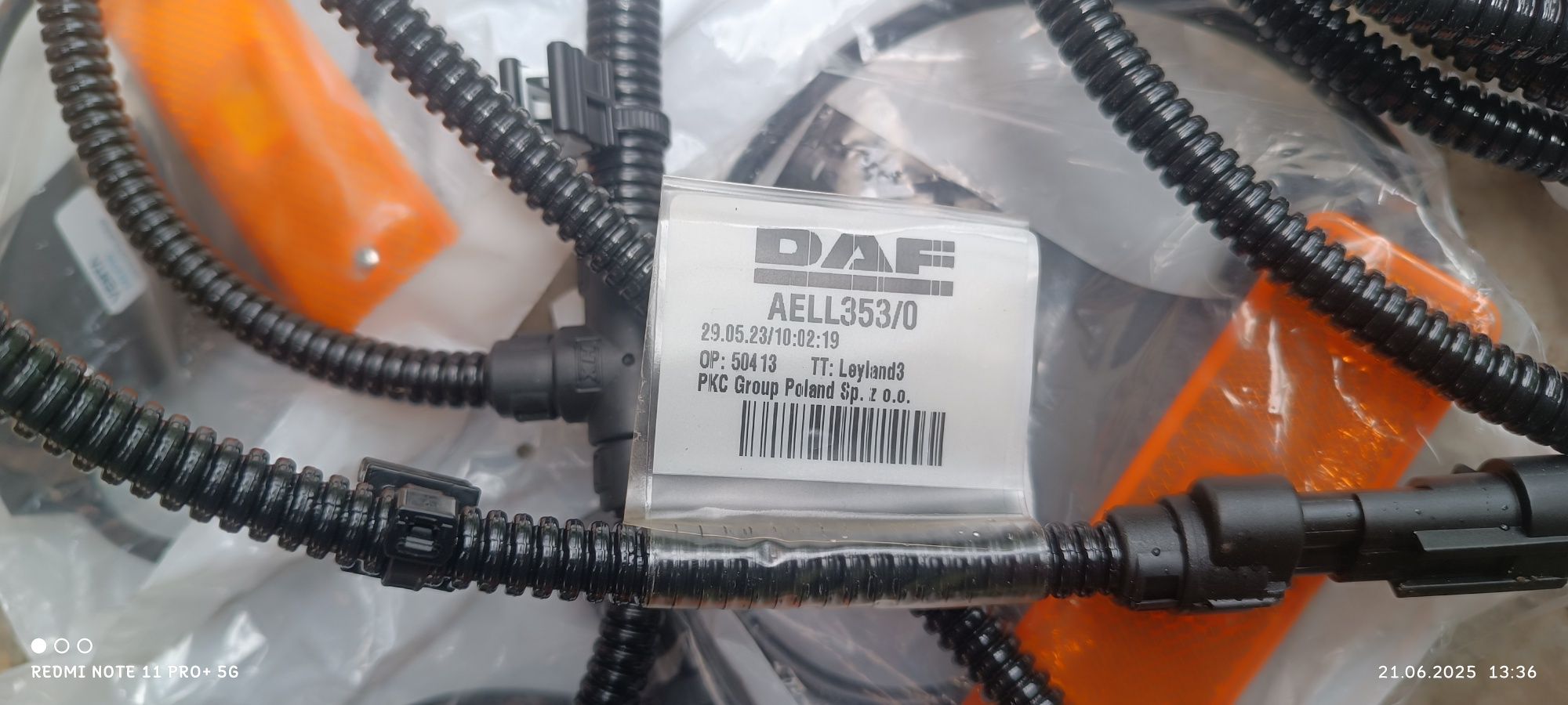 Оригінальний комплект DAF  для установки габаритов на полуприцеп