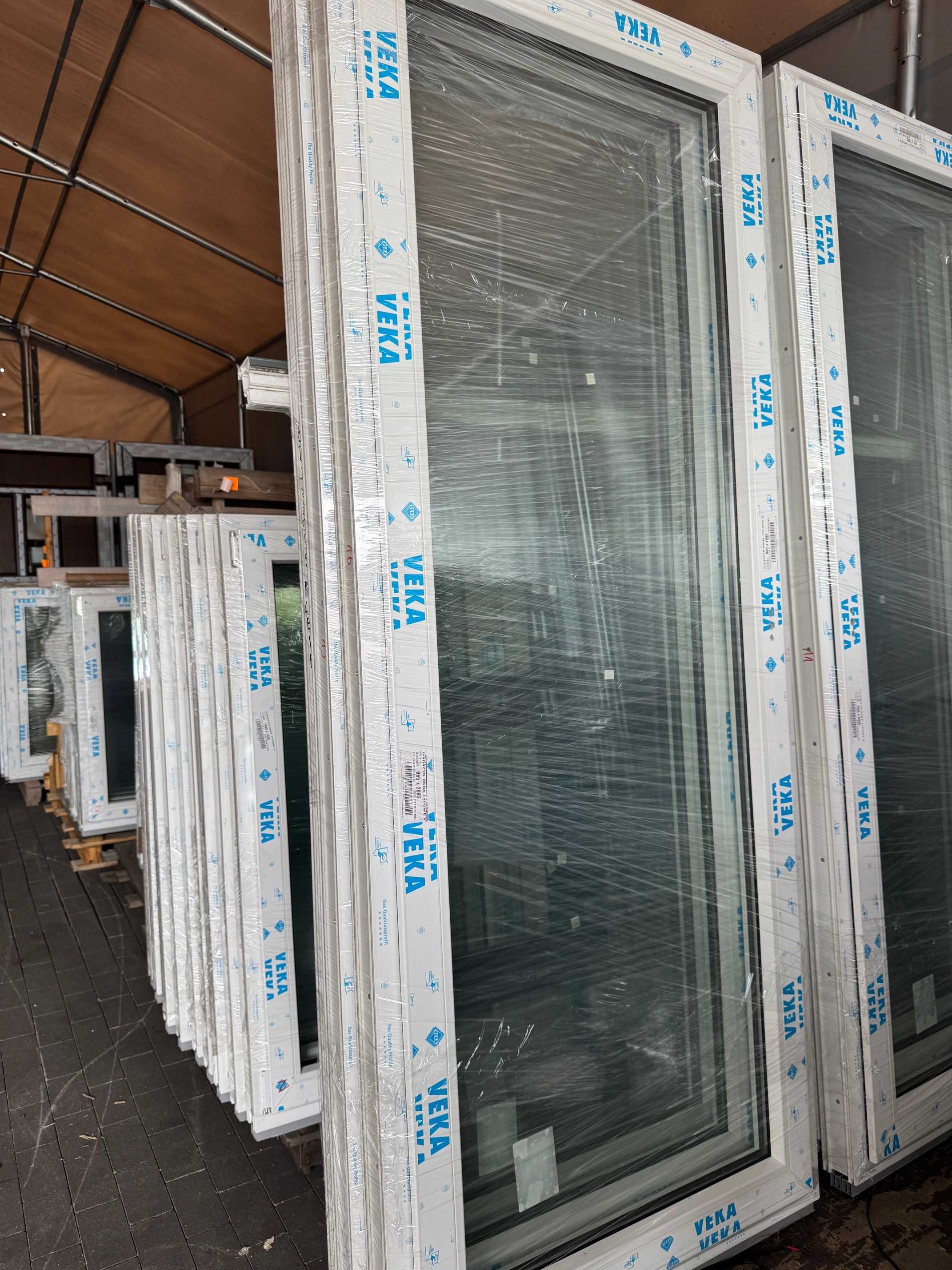 DRZWI ALUPROF MB-86 PROMOCJA 1360 X 2100 białe Ciepłe Nowe ALUMINIUM