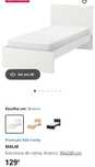 Cama MALM IKEA 90X200