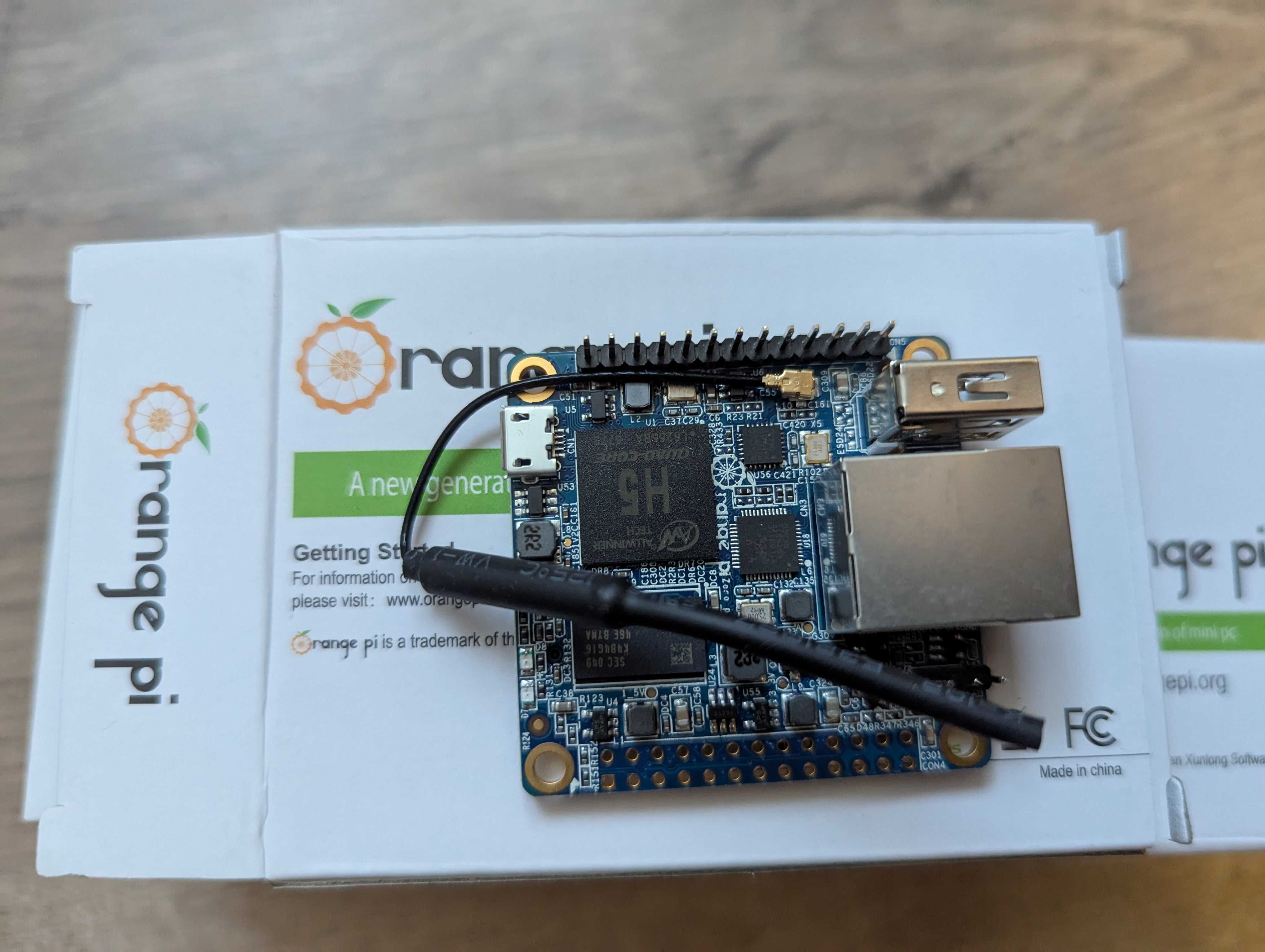 Orange Pi Zero Plus H5 512MB, одноплатний комп'ютер