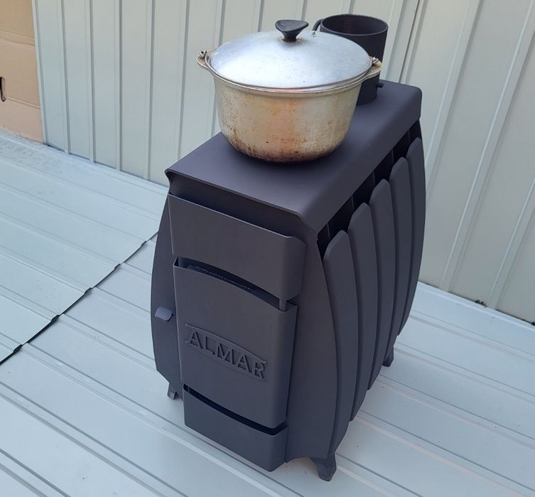 • Варочная! 4мм! Для Дома и Дачи! 136м3! Печь буржуйка булерьян