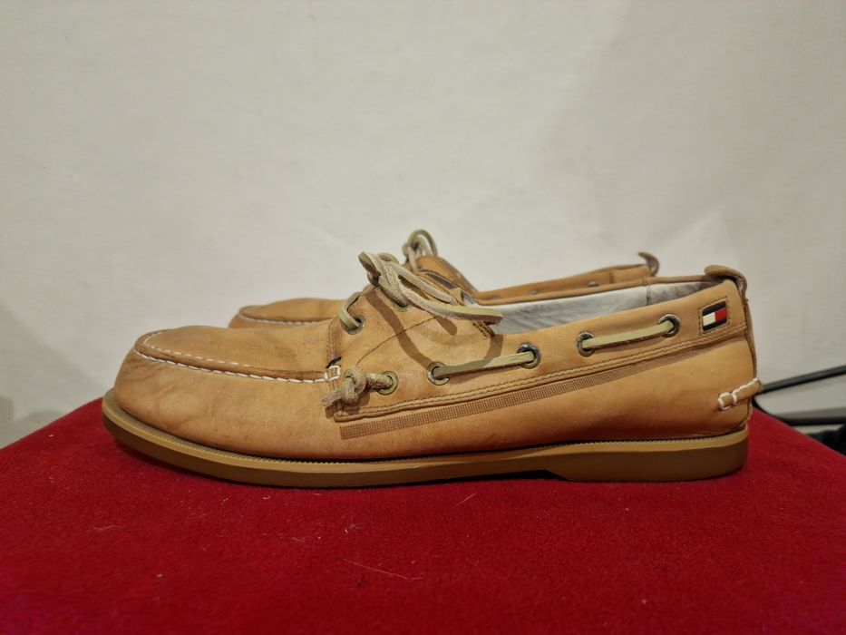Buty Tommy Hilfiger mokasyny żeglarskie Handmade roz,45,5,46 półbuty