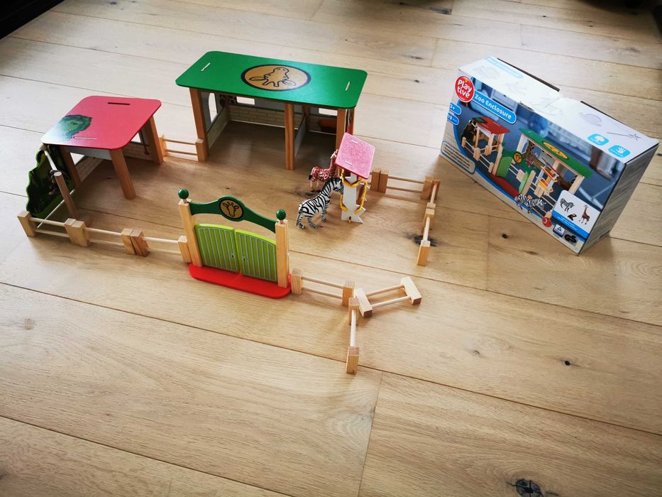 ZOO wybieg Playtive Lidl drewniany