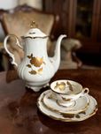 Porcelanowy zestaw do herbaty - INGEBORG Bavaria - styk Wiktoriański