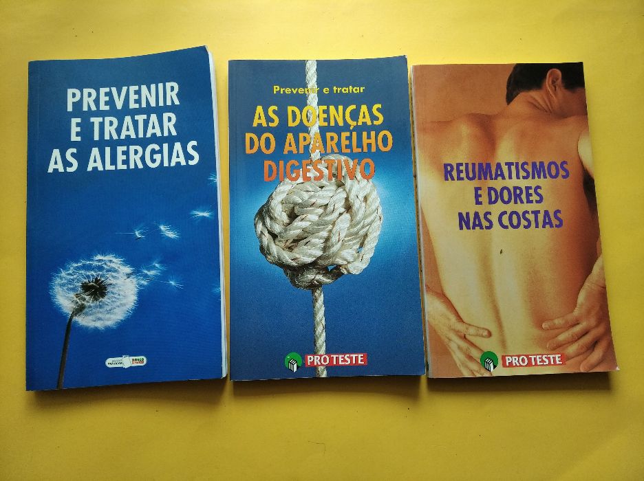 Livros saúde: Cuidados com o coração, alergias, reumatismo, menopausa