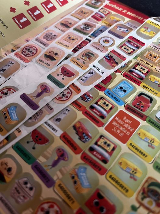 233 naklejki biedronka