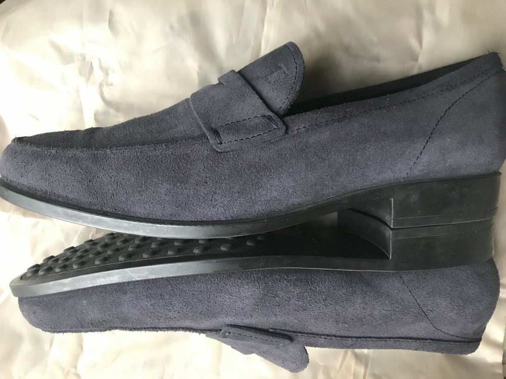 Мокасини лофери чоловічі tod's з натуральної замші
