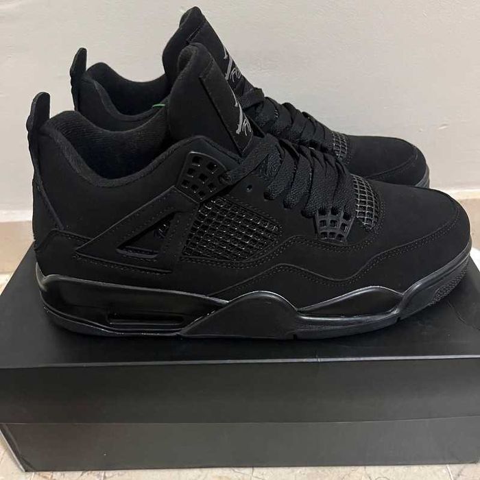 Buty meskie Mokasyny Jordan 4 Retro Black Cat R.45