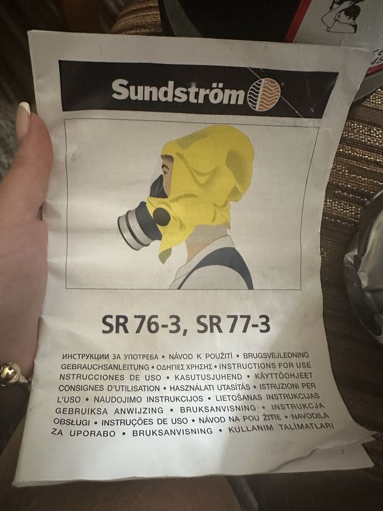 Maska tlenowa ochrona chemiczna nowa