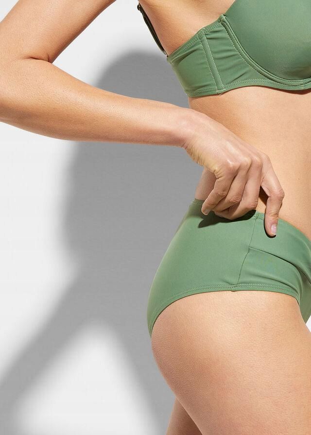 B.P.C bikini balkonetka z figami khaki r.36(70C)