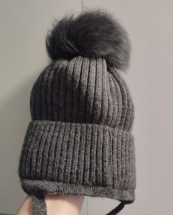 Новий набір шапка зимова та баф (хомут) 3-4 4-5 р для хлопчика