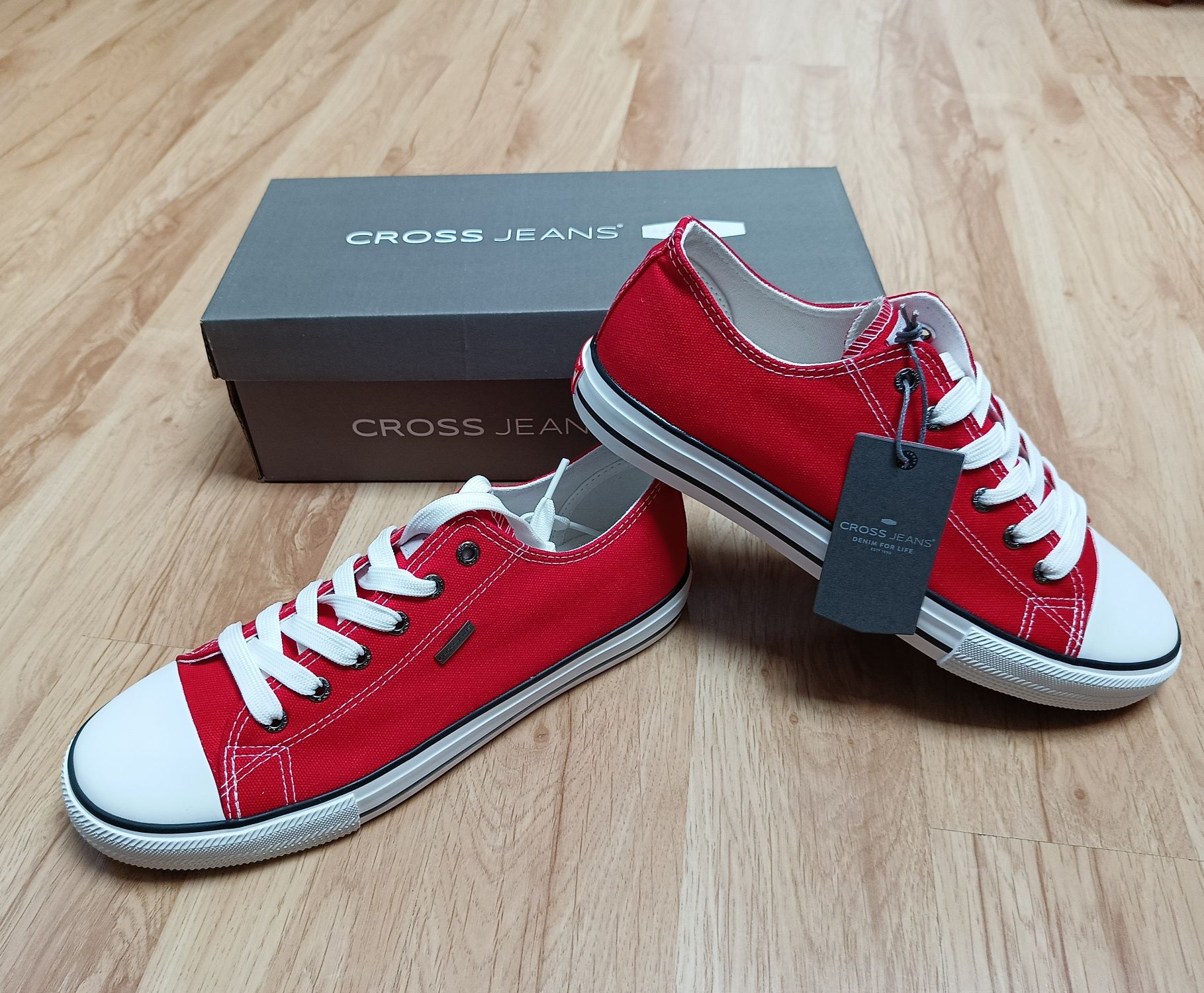 Trampki, tenisówki unisex, Cross Jeans, rozmiar 42. NOWE