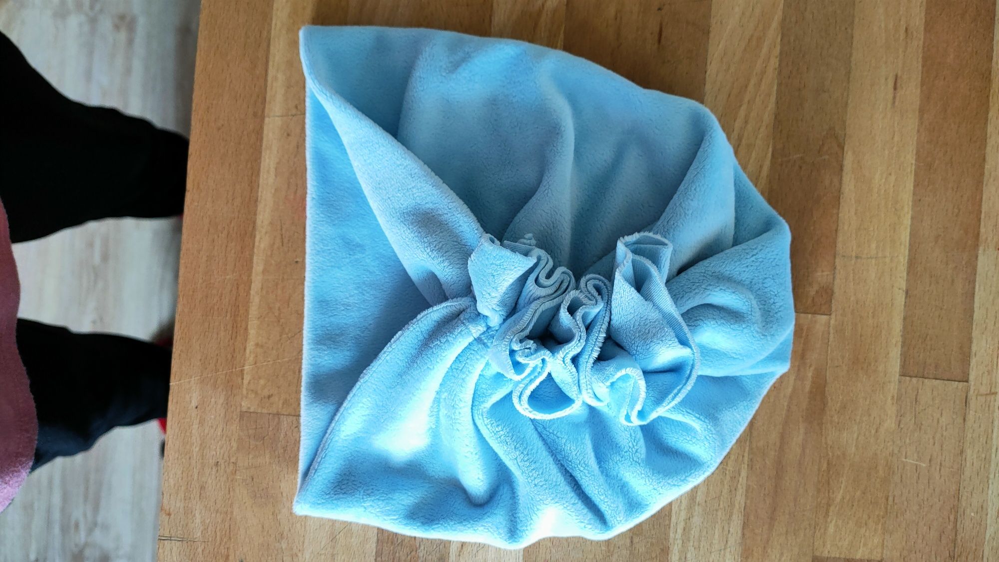 Czapka Turban 80 cm welur