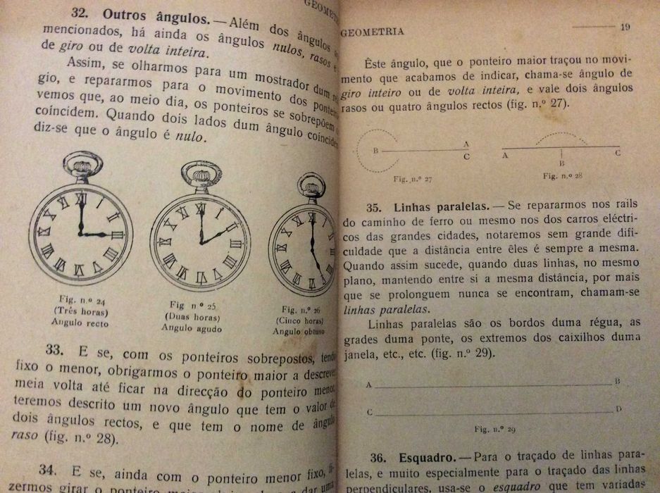 Colecção Escolar - Progrédior. Ensino Primário elemen. Geometria, 1930