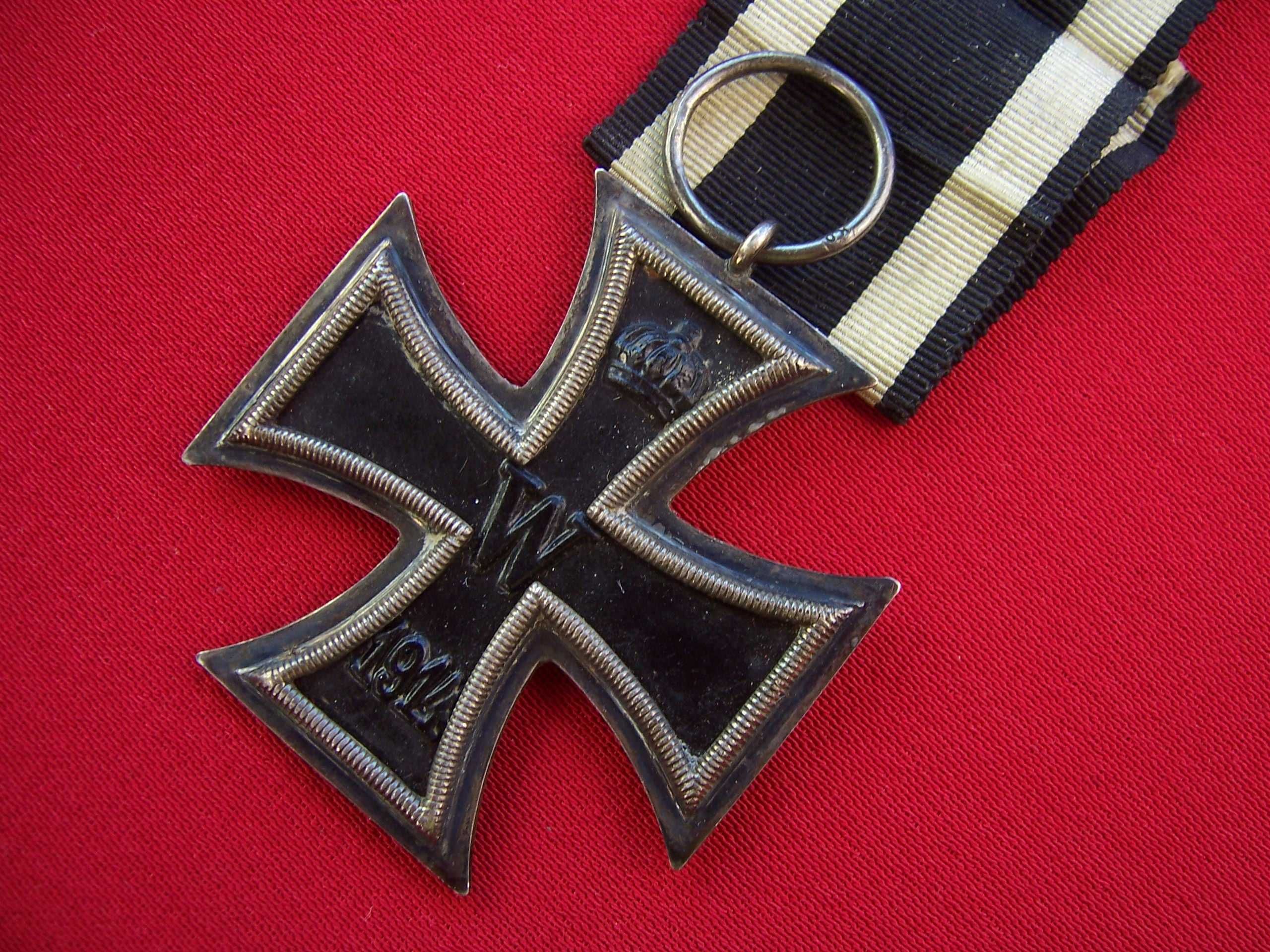 oryginalny Niemcy Krzyż żelazny I wś oryginał sygnowany K.O