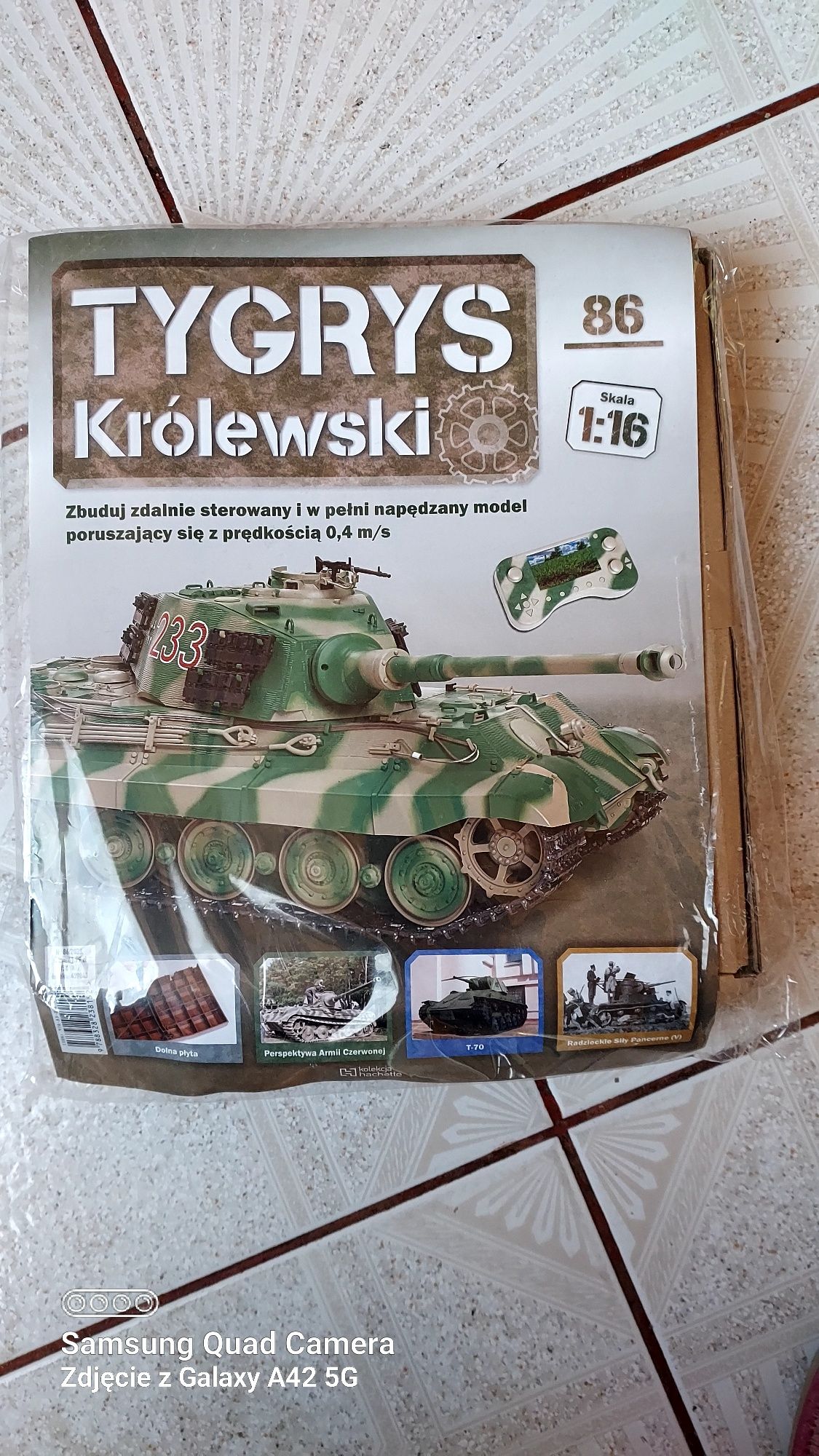 Tygrys królewski model do skladania nr 86 skala:1:16