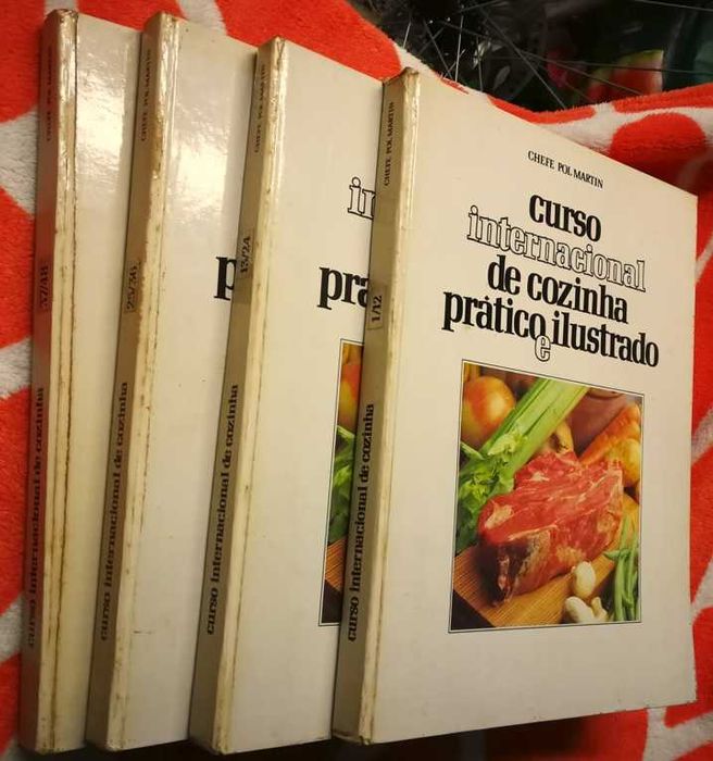 Curso intensivo de cozinha por chefe Pol Martin 4 volumes