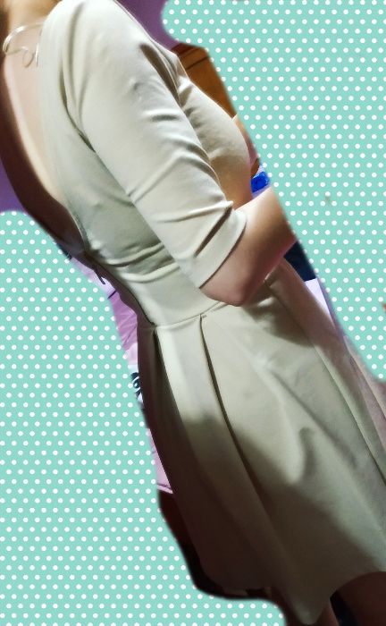 Vestido Stradivarius, costas abertas, M